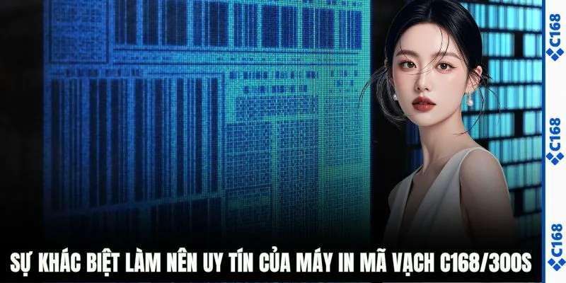 Sự khác biệt làm nên uy tín của máy in mã vạch C168/300S